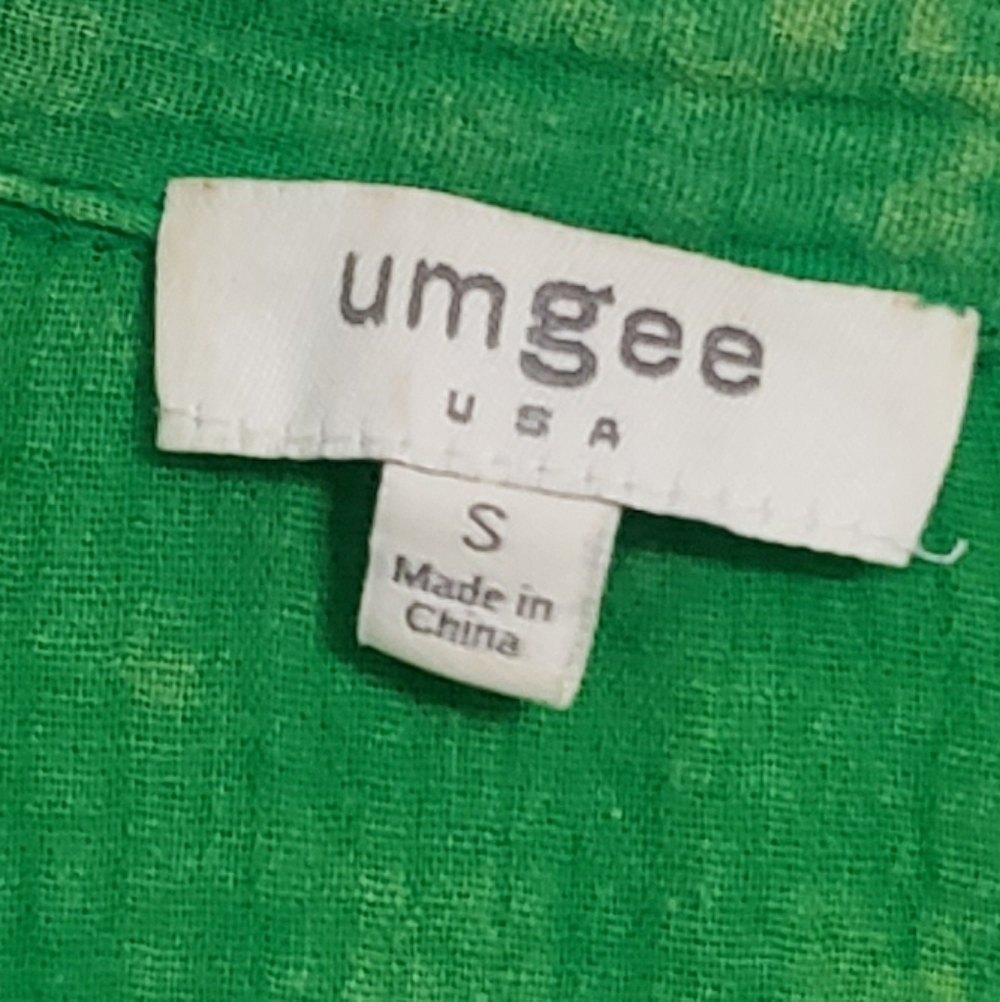 Umgee Lime Green Button-Down Oversized Babydoll T… - image 3